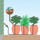 Druppelaars voor (pot en hang) planten voor waterleiding - configurator