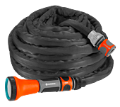 GARDENA Textielslang Liano 10m set met TapFix slanghouder
