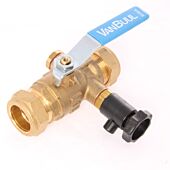 Kogelkraan VSH 15mm, met aftap