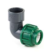 VDL Klemkoppeling knie Pe x lijm PVC