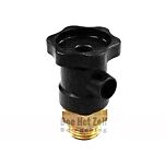 Aftapper 1/4" voor stopkraan 