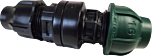 Overgangskoppeling PE 16mm naar druppelslang