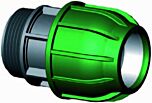Koppeling PE - Bu dr | 16 mm x 1/2"