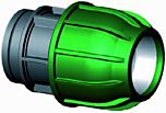 Koppeling PE - Bi dr |  16 mm x 3/4"