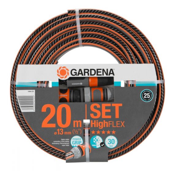 GARDENA Comfort HighFlex slang 13mm (1/2"), 20 meter set incl. accessoires
