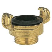 Geka messing snelkopp. 1 1/2" bui.dr.