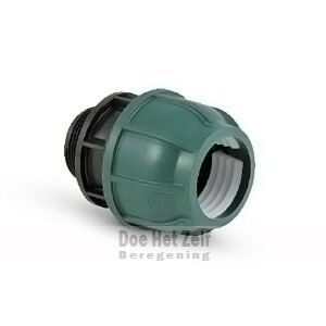 Koppeling PE - Bu dr |  40 mm x 1 1/2"