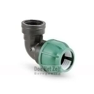 Knie binnendraad 16x3/4"