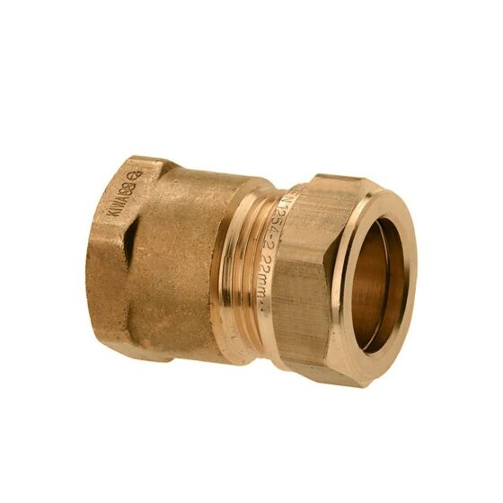 Knelkoppeling 22mm x 3/4" binnendraad