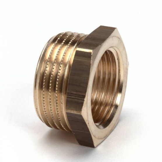 Messing verloopring 1/4" x 3/4"