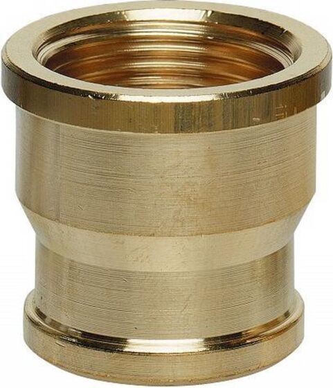 Messing verloopsok 1/2" x 3/4"