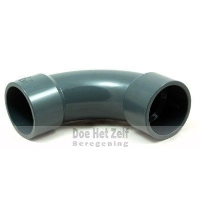 PVC spuitgietbocht 90° |  63 mm