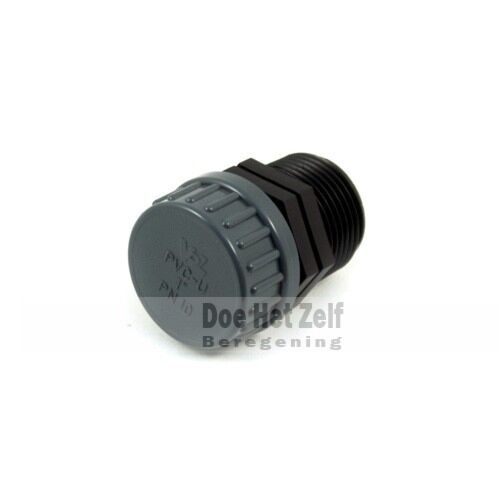 PVC Draadkap + 1" PP nippel