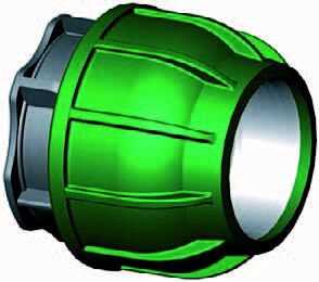 Eindkoppeling voor leiding 25 mm