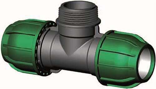 T-Stuk PE Bu dr | 25 mm x 1"