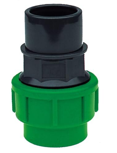 Koppeling PE - PVC |  32 mm PE x 32/40 mm PVC