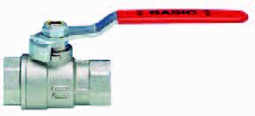 Verchr. Messing Kogelkraan | 1 1/4"