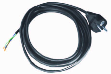 5m snoer 3x1,5 mm + Euro Stekker neopreen