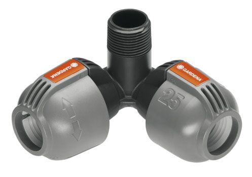 GARDENA Hoekstuk 25mm x 3/4" buitendraad
